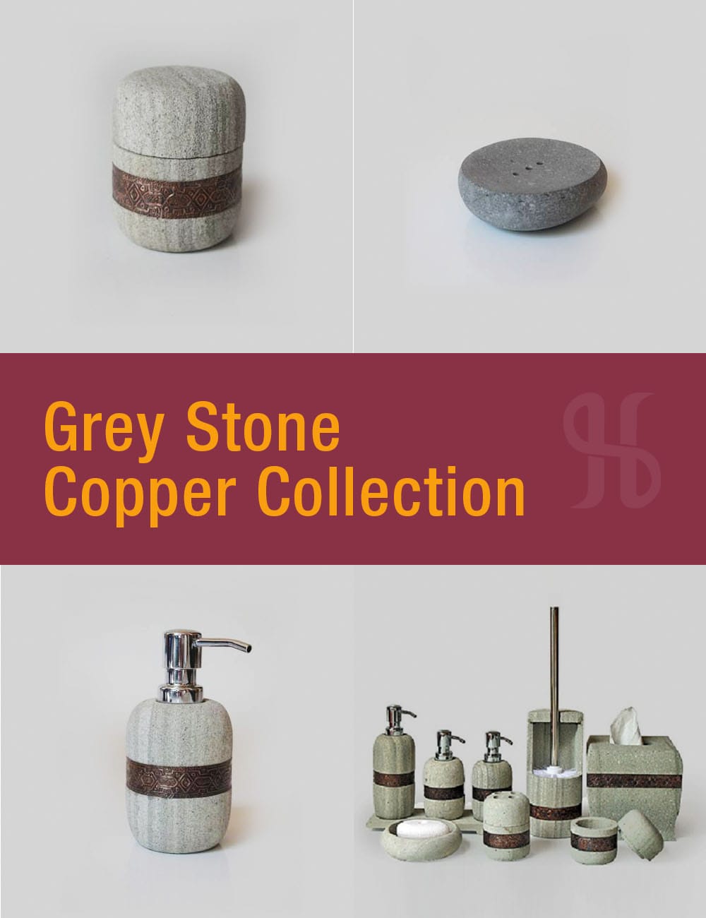 Grey Stone Copper Collection